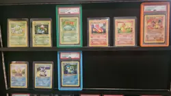 PSA 4 - Blastoise #2 Charizard #4 Venusaur #15 - Shadowless - Pokemon Base Set - Image 1