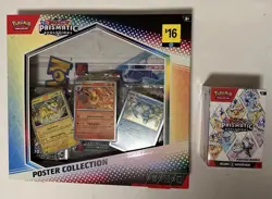 NEW set of 2 POKEMON Prismatic Evolutions Poster Collections + Booster Bundle - Image 2