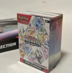 NEW set of 2 POKEMON Prismatic Evolutions Poster Collections + Booster Bundle - Image 3