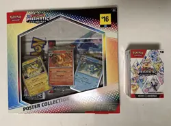 NEW set of 2 POKEMON Prismatic Evolutions Poster Collections + Booster Bundle - Image 5