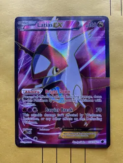 Pokemon 2013 Black & White Plasma Freeze Latias EX #112/116 - Image 1