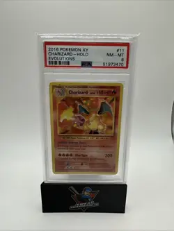 Pokemon 2016 Charizard Pokemon XY Evolutions Holo #11/108 PSA 8 - Image 3