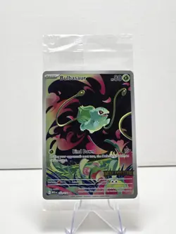 Pokemon Bulbasaur 133/132 English Mega Evolution Stamped Promo SEALED - Image 1