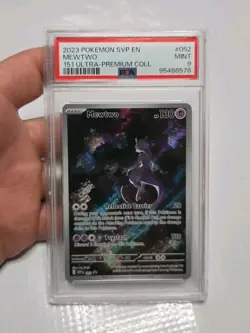 PSA 9 Mewtwo Black Star Promo #52 Pokemon 151 ENGLISH 2023 Ultra Premium Collect - Image 1