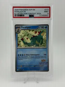 2025 POKEMON SVP EN PROMO ILLUSTRATION CONTEST 2024 Sequential Set PSA 9 - Image 2