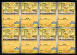 Lot (8) Pokemon Illustration Contest 2024 2025 Promo Cards pikachu svp214 - Image 1