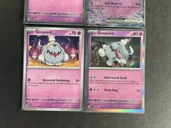 Houndstone EX+Houndstone HOLO+Greavard (x2/1HOLO) 4-card Pokemon lot- PWE - Image 4
