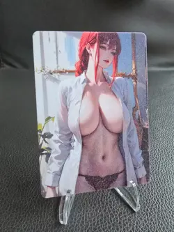 Makima - Chinsaw Man - double-sided card - Sexy Waifu Trading Card/Goddess story - Image 1