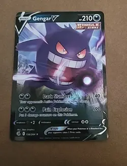 Pokemon TCG Fusion Strike Gengar v Holo Ultra Rare Card 156/264-NM - Image 1