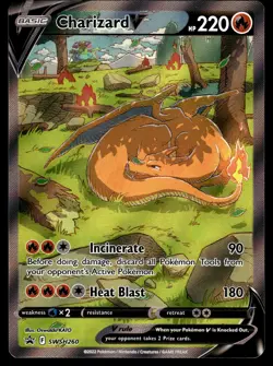 Charizard V SWSH260 SWSH: Sword & Shield Promo Cards Pokemon - Image 1