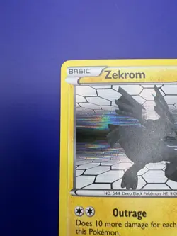 ⚡Zekrom BW005 Black & White Holo Pokemon Card 2011 Promo LP/NM - Image 3