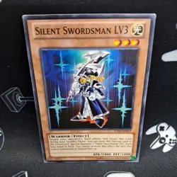 Silent Swordsman LV3 YSYR-EN017 Unlimited Common LP Light Play Yu-Gi-Oh! Card - Image 1