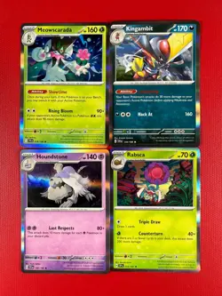 Lot of Four Hologram Pokemon Cards - Rare - Image 1