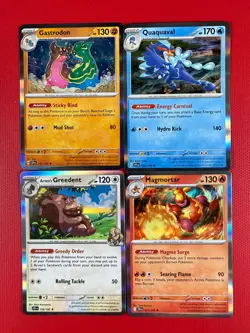 Lot of Four Hologram Pokemon Cards - Rare - Image 1