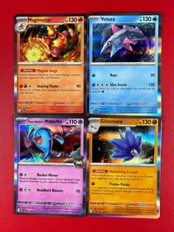 Lot of Four Hologram Pokemon Cards - Rare - Image 1