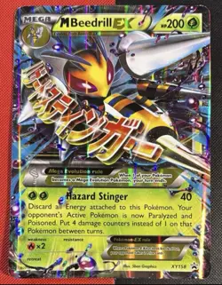 M Beedrill EX XY158 Jumbo Cards Holo - Image 1