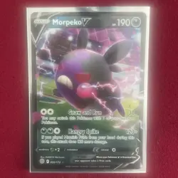 Pokemon TCG Morpeko v Brilliant Stars Holo Ultra Rare Card 095/172 - Image 1