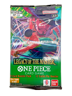 Lot of (18) One Piece Trading Card Game Legacy of the Master Booster Pack OP-12 - Image 2