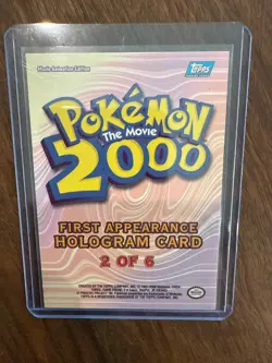 Slowking Topps Pokemon The Movie 2000 First Appearance Hologram Card 2 Of 6 - Image 2