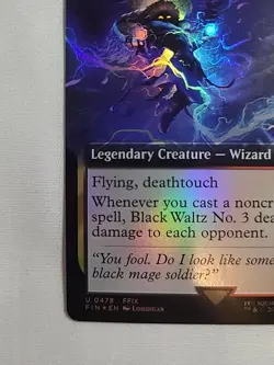 Black Waltz No. 3 (Borderless) (Foil) - Final Fantasy MTG - Image 4