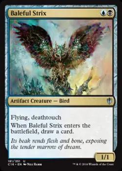 Near Mint x 1 Baleful Strix Commander 2016 - Image 1