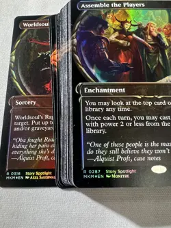 COMPLETE SET MKM Magnified SHOWCASE Murders at Karlov Manor MTG 287-316 Foil - Image 3