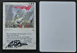 SIGNED MtG Magic Mark Poole Artist Proof _ The Dark _ MORALE _ 1/50! VHTF - Image 1