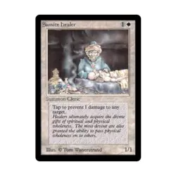 WOTC MtG Beta Samite Healer (C) NM - Image 1