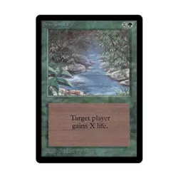 WOTC MtG Beta Stream of Life (C) EX- - Image 1