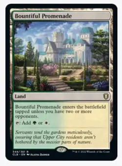 Bountiful Promenade Commander Legends: Battle for Baldur's Gate Foil - Image 1