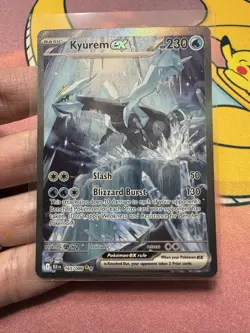 Kyurem EX 165/086 Special Illustration Rare Pokemon TCG SV: Black Bolt New MINT - Image 1