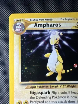 ✨ Ampharos 1/111 Neo Genesis Holo Vintage Pokemon Card Nm/vlp✨ - Image 4