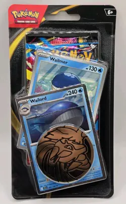 Pokemon TCG Mega Evolution Checklane Blister Wailord & Wailmer - Image 1