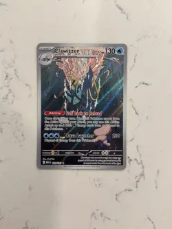 Clawitzer 141/132 Pokemon Mega Evolution Illustration Rare - Image 1