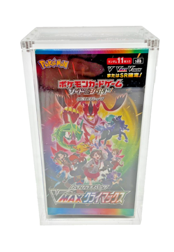 Pokemon Sword & Shield VMax Climax JPN High Class Booster Box w/ Acrylic Case - Image 1