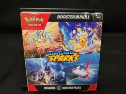 Pokemon TCG Surging Sparks Booster Bundle-6 pack ( SEALED ) slightly damaged box - Image 1
