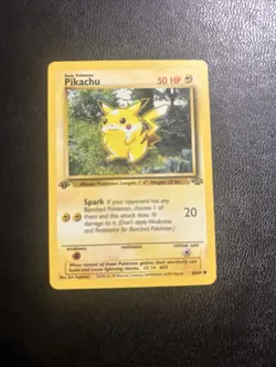Pokemon Pikachu #60/64 From 1st Edition Jungle Set 1999 (Near Mint Condition)! - Image 1