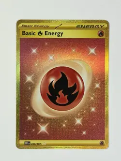 Pokemon TCG - Basic Fire Energy - 230/197 - 2023 S&V: OBF - Hyper Rare - Image 2