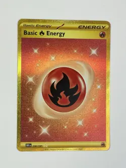 Pokemon TCG - Basic Fire Energy - 230/197 - 2023 S&V: OBF - Hyper Rare - Image 3