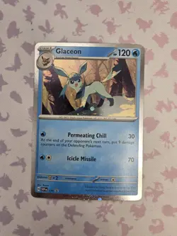 Pokemon TCG Glaceon SVP 171 Prismatic Evolutions Black Star Cosmos Promo Holo - Image 1