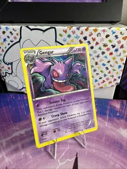 Gengar 60/162 - Breakthrough Rare Holo LP Pokemon TCG - Image 2