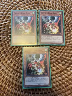 Yugioh - 3x Droll & Lock Bird - SR14-EN023 - Common - 1st Edition Near Mint - Image 1