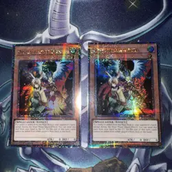 YUGIOH DROLL & LOCK BIRD QUARTER CENTURY SECRET RARE RA02-EN006 x2 - Image 1