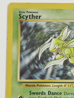 Scyther Jungle #26/64 NON-HOLO HP Rare Pokemon Card WotC - Image 2