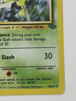 Scyther Jungle #26/64 NON-HOLO HP Rare Pokemon Card WotC - Image 5