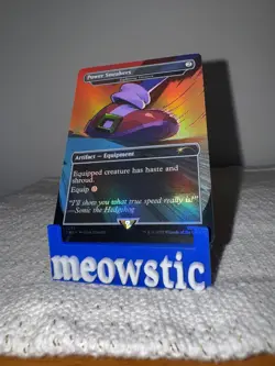 Power Sneakers - RAINBOW FOIL - MTG Secret Lair x Sonic - NM Card - Image 1
