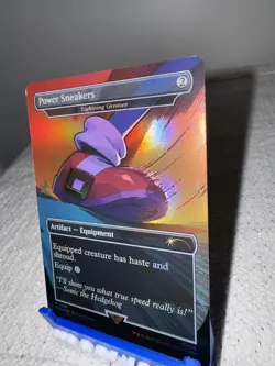 Power Sneakers - RAINBOW FOIL - MTG Secret Lair x Sonic - NM Card - Image 2