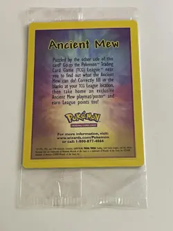SEALED 2000 Ancient Mew Pokemon Movie Promo Card⭐MINTY😱🔥 - Image 2