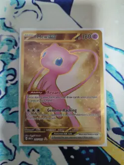 Pokemon Card Mew EX 205/165 Gold Hyper Rare Scarlet & Violet 151 Near Mint - Image 1