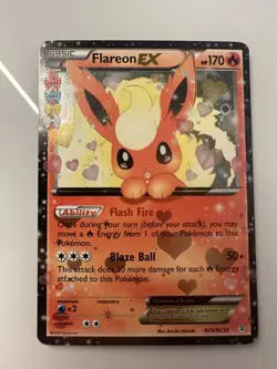 Flareon EX RC6/RC32 Pokemon Card Radiant Collection Generations MP 2016 - Image 1